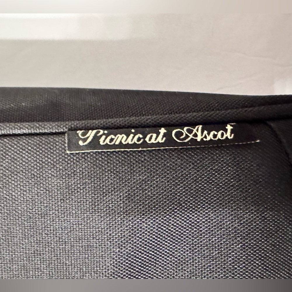 Picnic At Ascot Black 2 Compartment Insulated Wine Tote - Picture 4 of 8